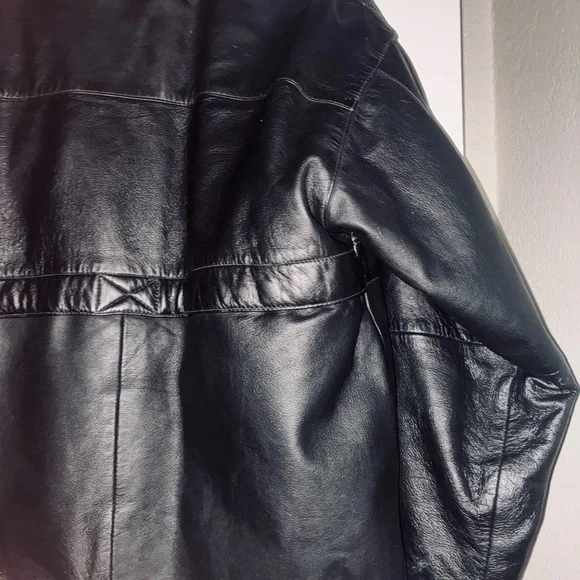 Vintage Pierre Cardin Midnight Black Bomber Jacket